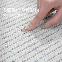 New Zealand imported wool light luxury large house tufted carpet, Italian simple living room coffee table sofa, high-end carpet thumbnail 8