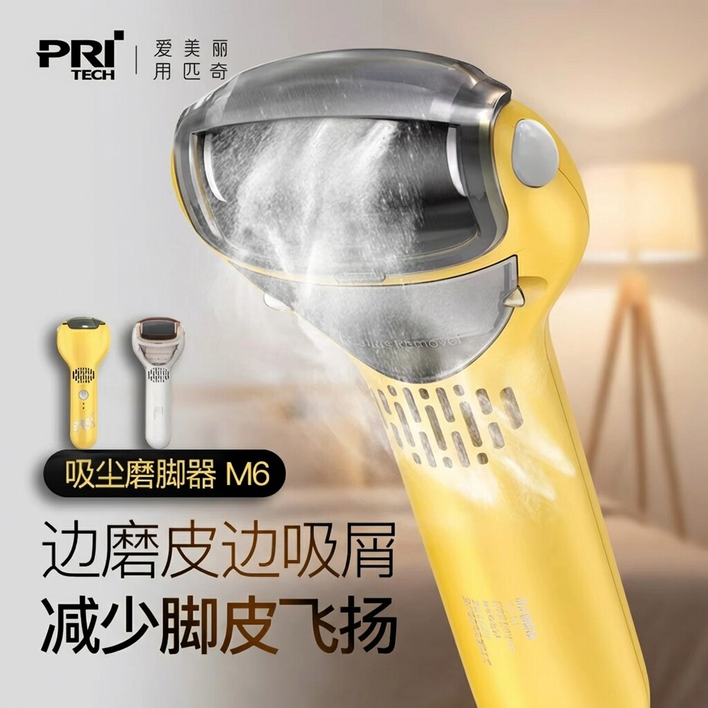 匹奇电动修脚神器去脚死皮老茧磨脚器吸尘修足器脚皮机石家用工具