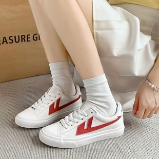 2025新款 板鞋 秋冬滑板鞋 回力帆布鞋 红色布鞋 女鞋 低帮小白鞋 女秋季