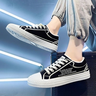 男2025新款 休闲运动板鞋 秋冬低帮韩版 情侣时尚 ins潮鞋 飞跃帆布鞋