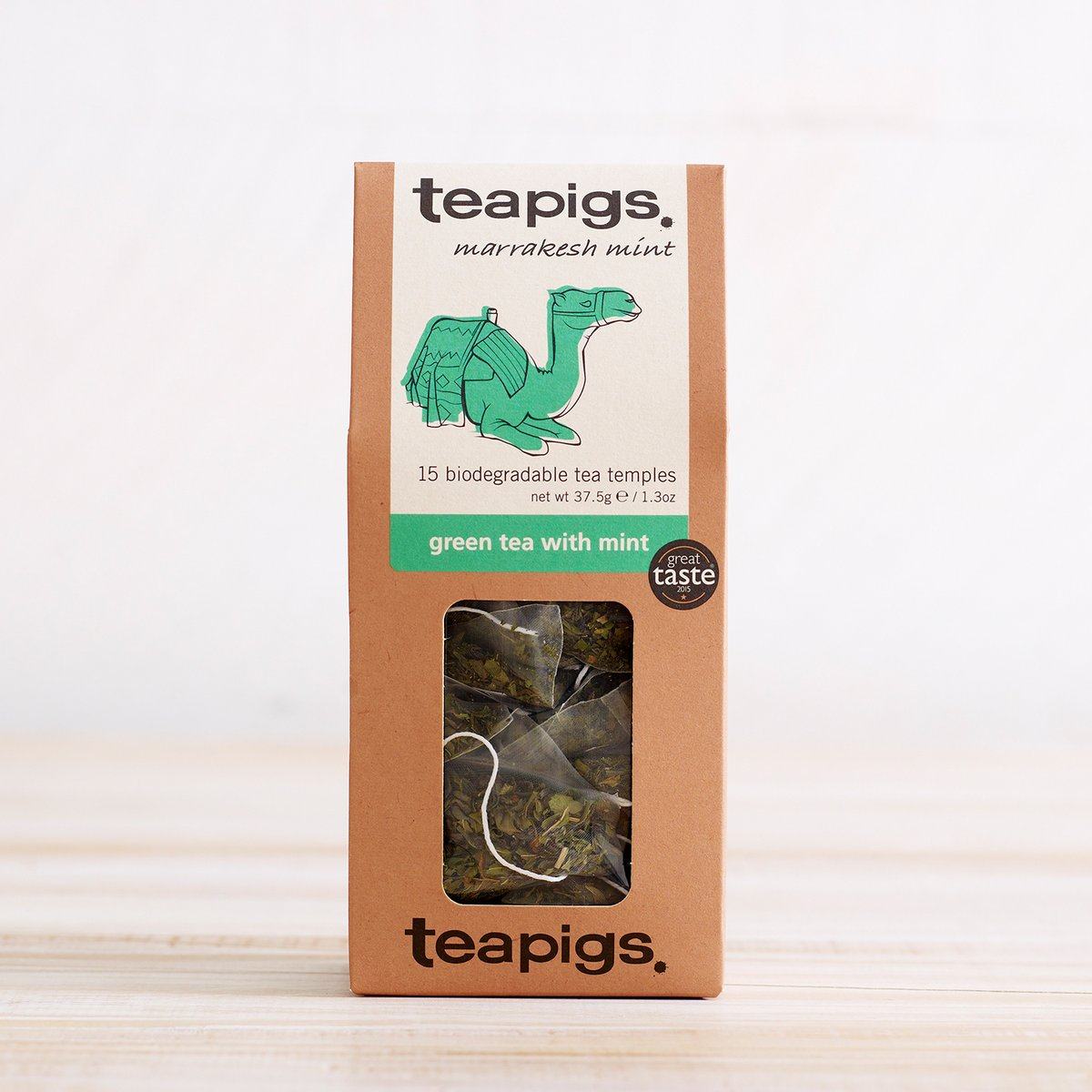 24年新货teapigs茶猪猪薄荷绿茶英国进口原叶三角茶包袋泡茶15袋