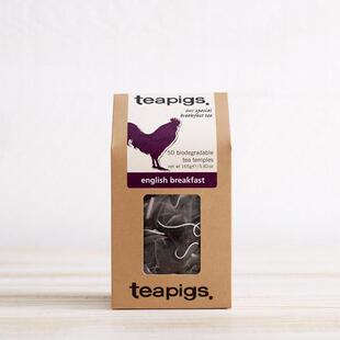 29年英国原装现货 teapigs 茶猪猪 英式早餐红茶 立体茶包 50茶包