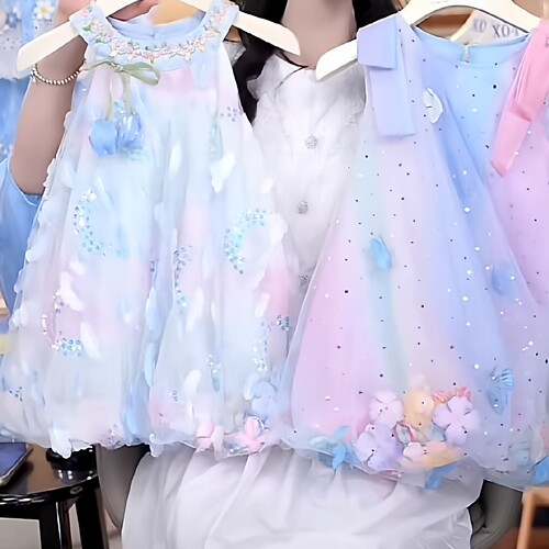 夏季甜美小香风女童公主连衣裙