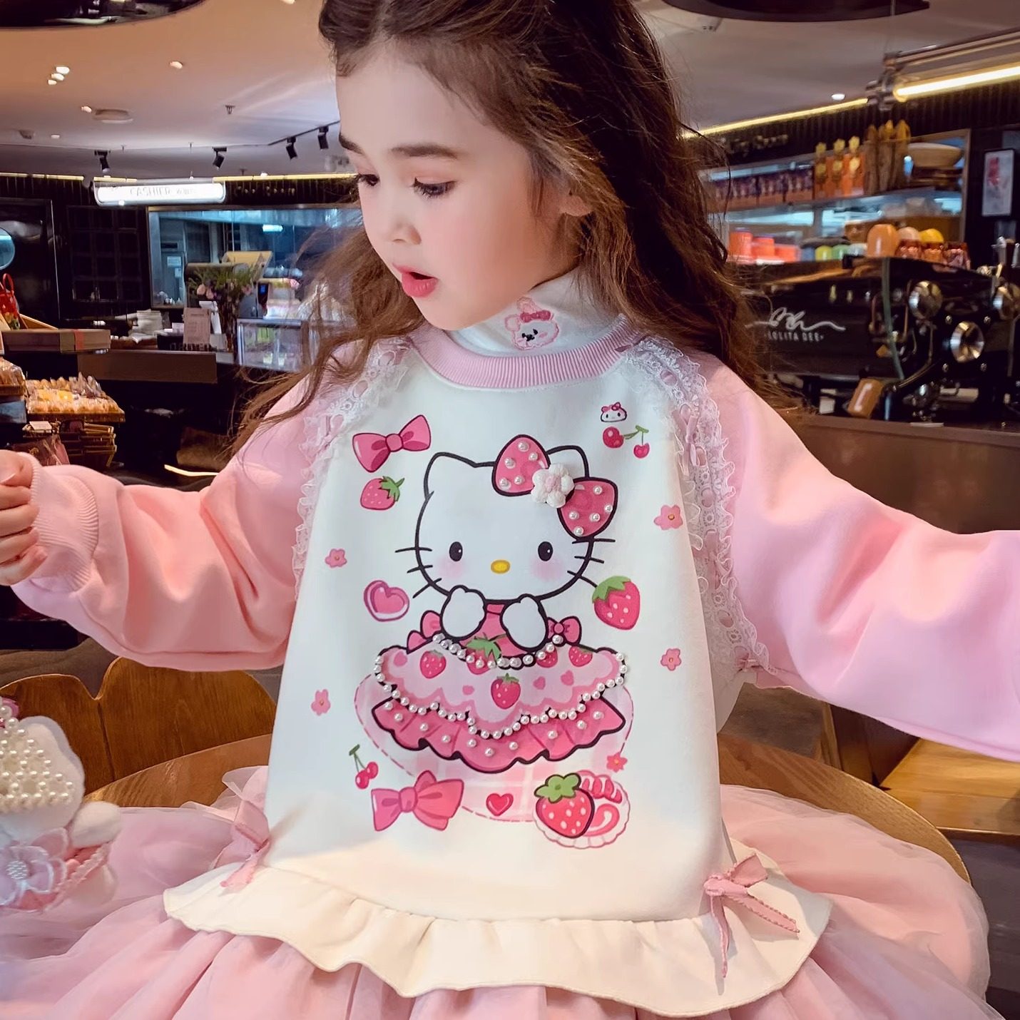 公主连衣裙时尚新款保暖上衣