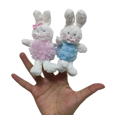 兔子手指偶复活节兔子公仔玩偶easter bunny finger puppet