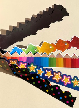 magnetic borders磁性白板黑板边框条学校教室环创边框背景墙装饰