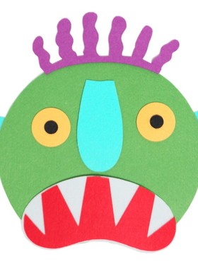 Go away big green monster走开绿色怪物拓展教具绘本围裙教具