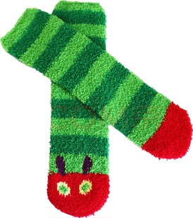 hungry very caterpillar绘本故事教具 毛毛虫袜子手偶the 好饿