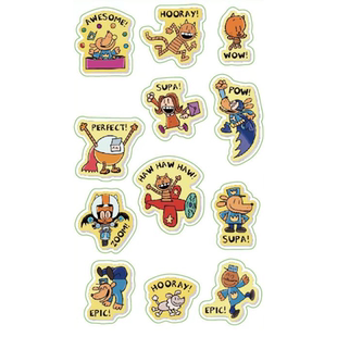 神探狗狗贴纸dog man故事周边