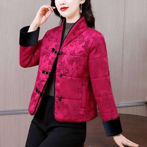 新中式国风棉服喜婆婆婚宴礼服加