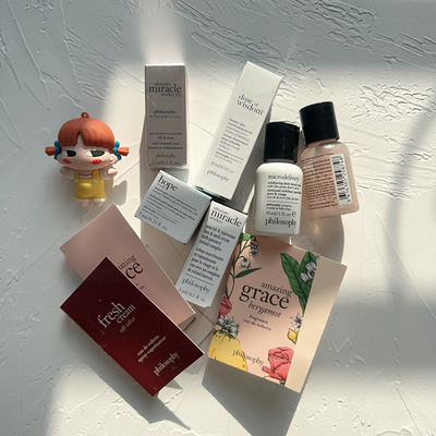 自然哲理面霜身体乳沐浴露试管香