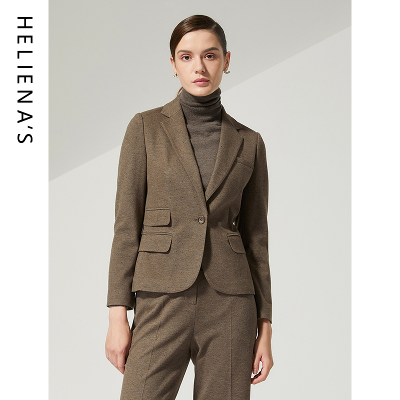 海兰丝修身气质小西服