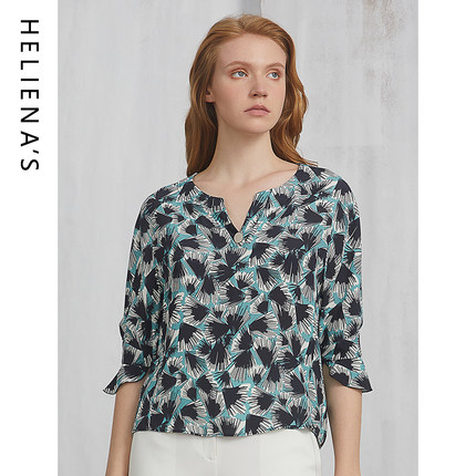 海兰丝奢睿 女装 商场同款 女士衬衫 S212TS36衬衫