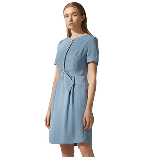 海兰丝奢睿女装商场同款连衣裙时尚连衣裙气质优雅S222OP33