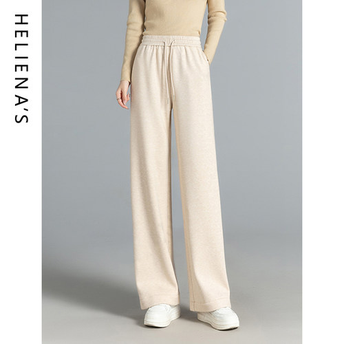 海兰丝显瘦保暖时尚直筒裤