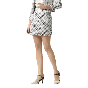 海兰丝奢睿女装半裙气质混色性感短裙商场同款商场同款S221SK11