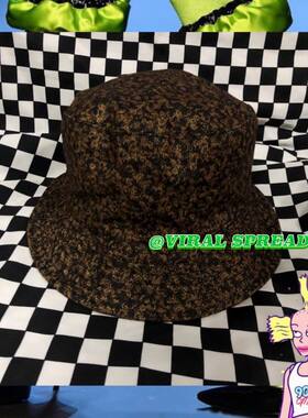 VIRAL SPREAD 百搭玳瑁花纹渔夫帽 滑板街头盆帽 男女情侣包邮