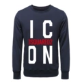 Navy Blue White Label