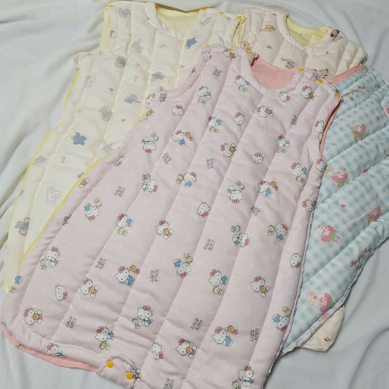 婴儿睡袋春夏季薄款纯棉纱布