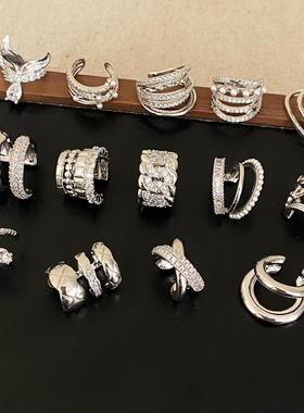 轻奢气质日常百搭高级感个性耳骨夹时尚通勤小众设计感耳饰女