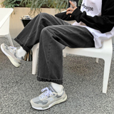 WH30*P50【主图数据好】港风新品男士直筒宽松九分牛仔裤薄男潮，男装牛仔裤，电商A007-3