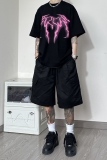 K110*P48直播款~夏高街美式复古vibe日系工装直筒宽松短裤潮男，男装休闲裤，电商A007-3