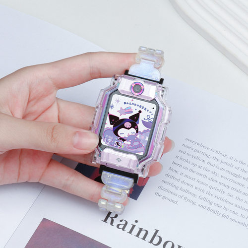 花瓣款适用于小天才电话手表表带Z7/Z8少年版Z9树脂透明腕带Q2A通