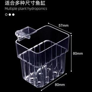鱼缸水培植物固定架挂壁植物支架定植篮神器水中器皿篮边挂篮