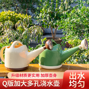 加厚洒水壶大浇花喷壶塑料浇水壶长嘴花洒壶园艺浇菜壶家用淋花壶