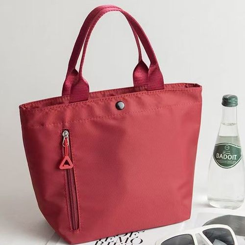 防水牛津布方包上班手提时尚简约纯色手机零钱包休闲手拎包女包