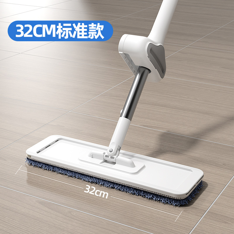 拖把2024新款免手洗家用平板干湿两用带桶套装懒人拖地神器