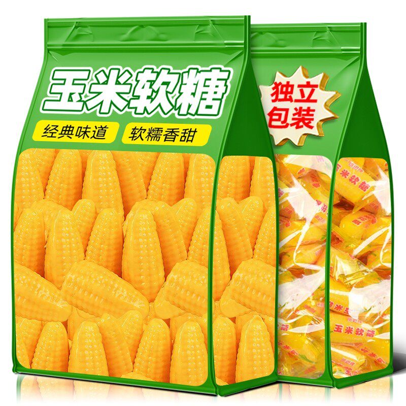 正宗玉米糖软糖散装糖果老式儿童橡皮糖爆款年货零食婚庆喜糖批发