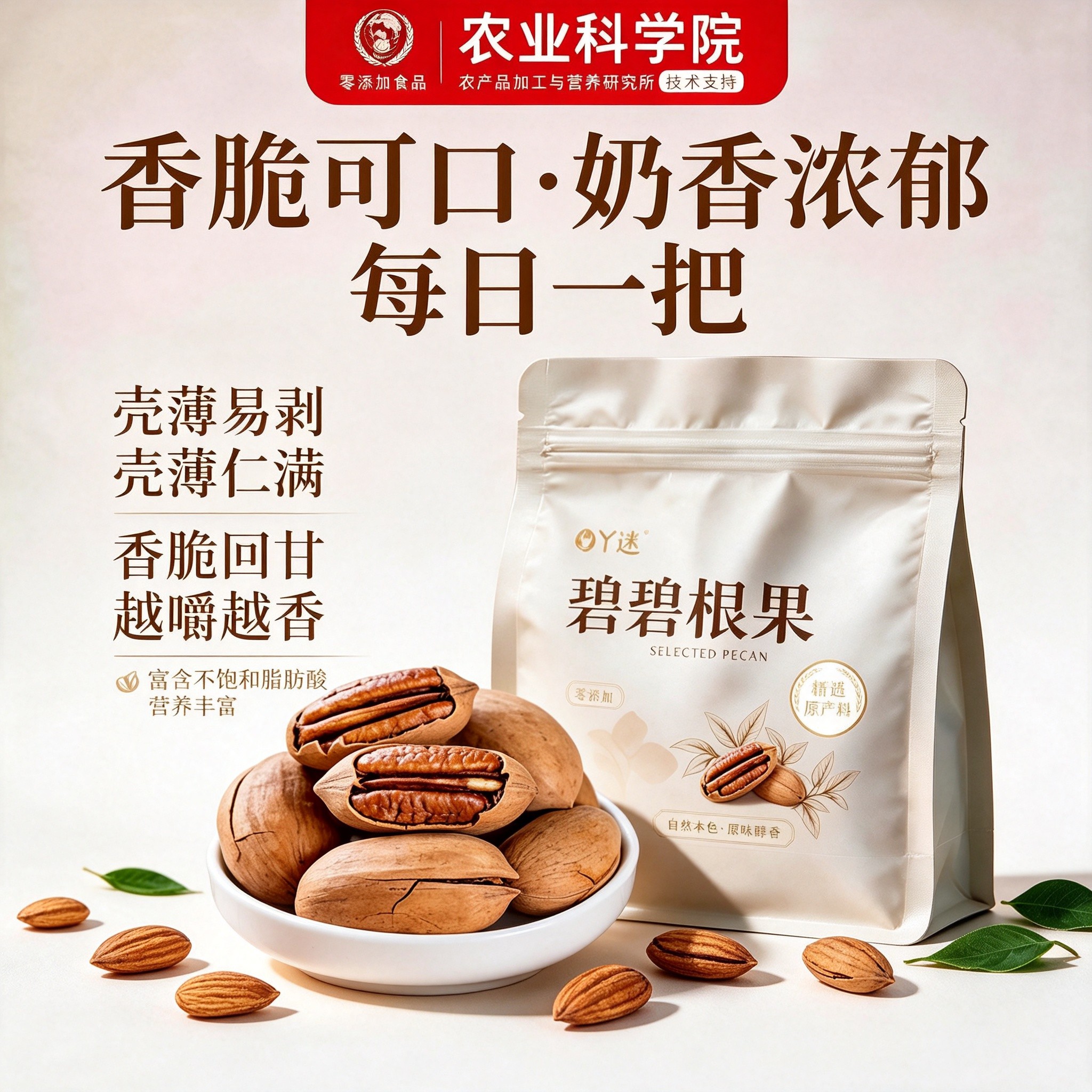 碧根果正品官方旗舰店原味无添加纸皮长寿果奶油香味孕妇坚果零食图片