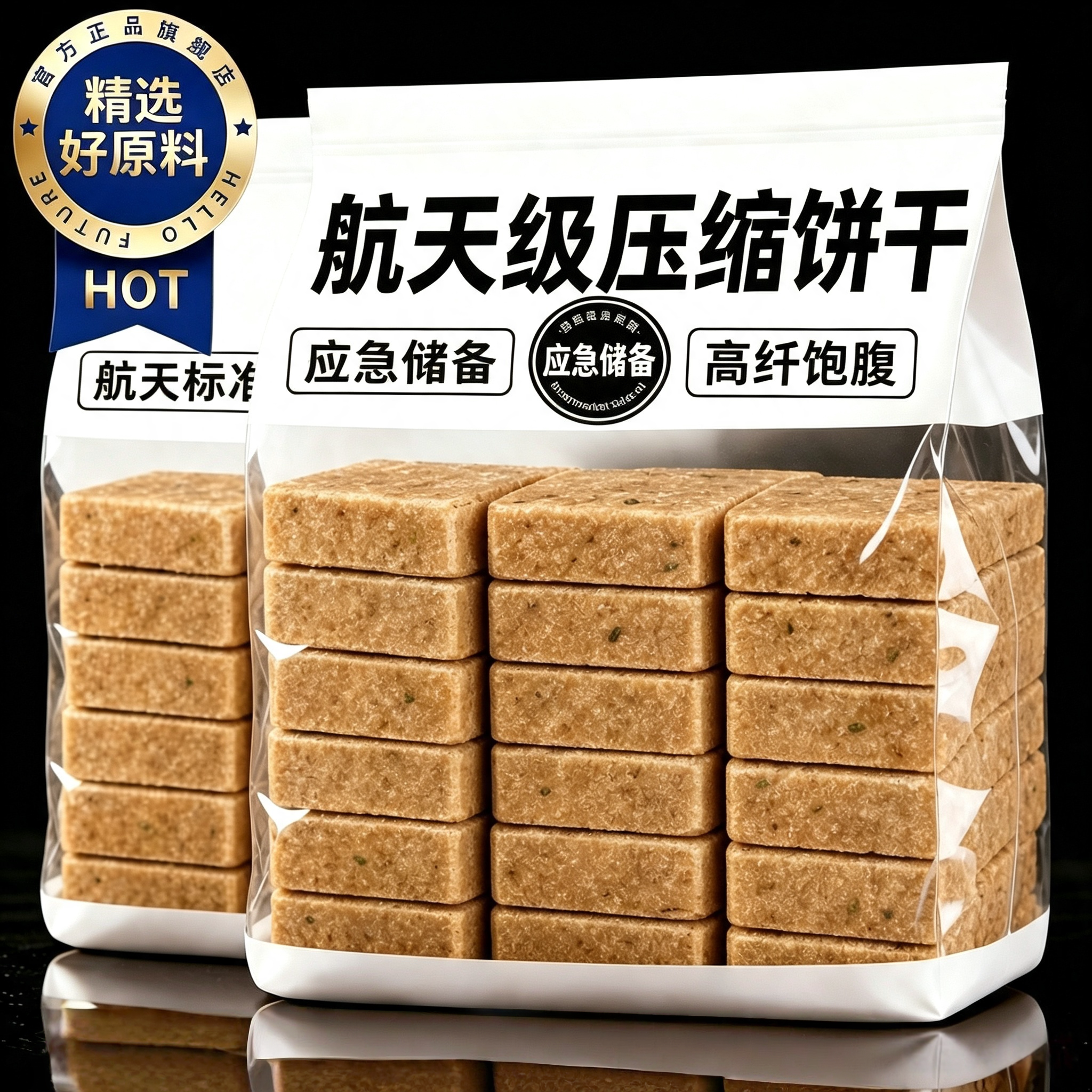 央妈推荐压缩饼干营养代餐饱腹