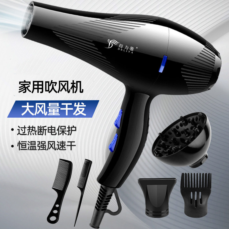正品得力雅电吹风机家用大功率恒温强风速干吹风筒学生宿舍冷热风