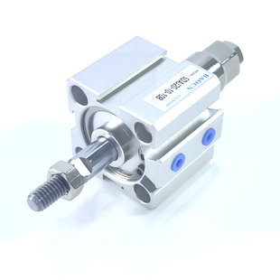 BAOCN厂家直销方形铝合金薄型可调行程气缸SDAJ25 50B带磁外牙