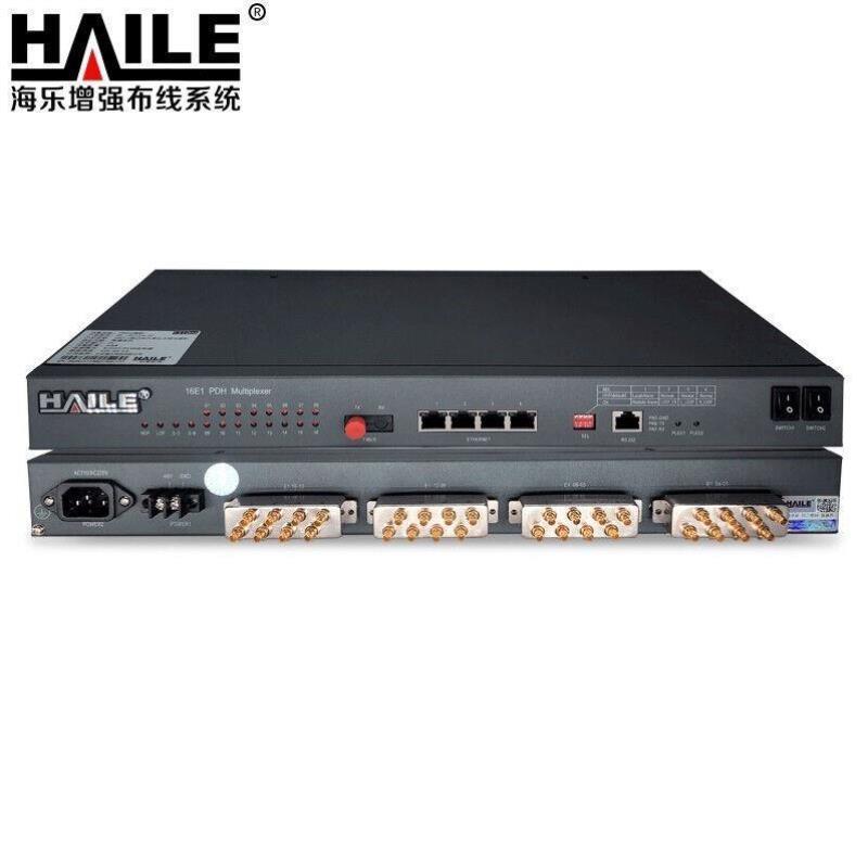 海乐Haile综合业务光端机2双向HDMI+2百兆隔离网+4双向音频+8