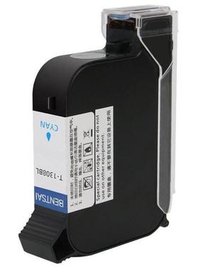 创硕TECHAIN快干墨盒T-1308BL蓝色便携手持式喷码机TM13专用喷墨