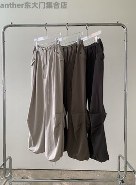 pado韩国东大门2025秋季新款时尚百搭宽松休闲裤工装裤女