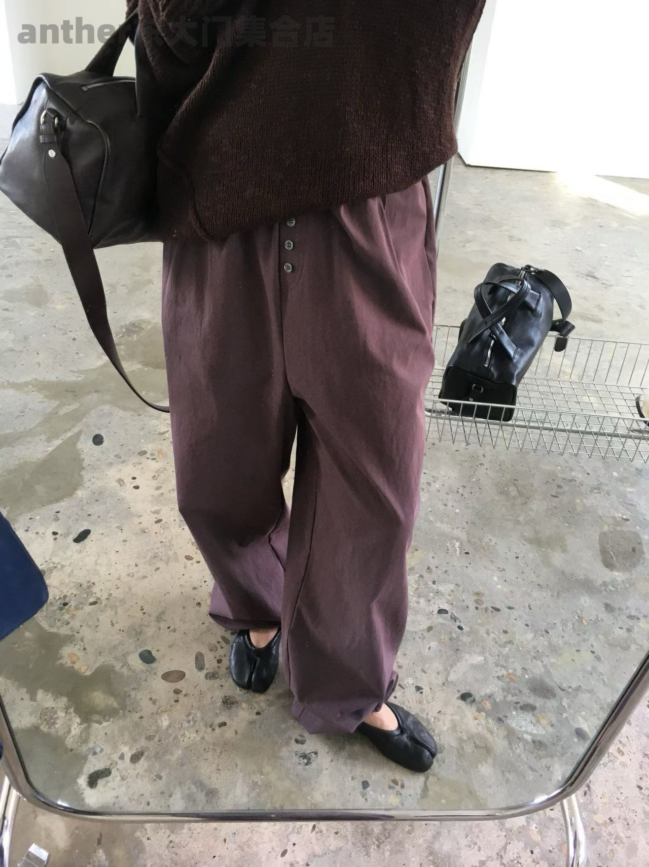 breathe韩国东大门2025秋季新款时尚百搭宽松休闲裤