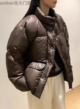 february 11韩国东大门2025冬季时尚百搭宽松休闲立领羽绒服外套