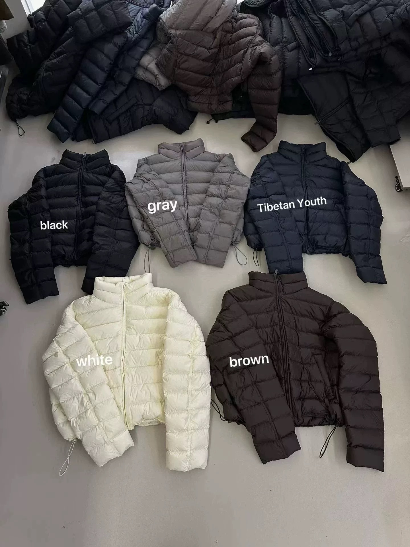 韩国东大门2025冬季百搭宽松休闲立领短款鹅绒羽绒服外套