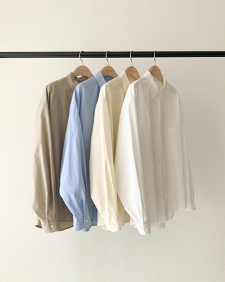 包邮 现～东大门女2024秋ounce新款舒适大版简约长袖衬衫