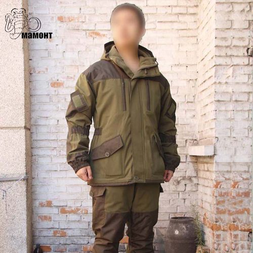 俄军迷特种兵冬季郭卡罩衣外套
