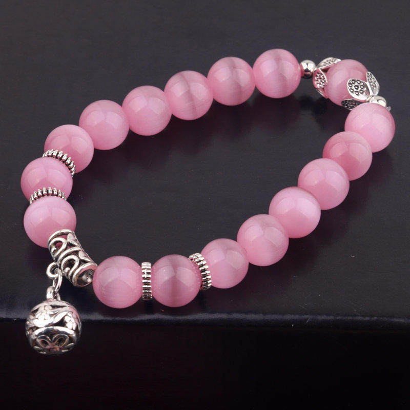 猫眼石百搭旺夫转运珠蓝砂石闺蜜礼物红玛瑙单层串珠玲珑球手链女,饰品/流行首饰/时尚饰品新,手链,淘宝优惠券,粉丝福利购,淘宝优惠卷