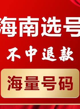 海南海口三亚三沙儋州新能源汽油车辆自编自选汽车牌选号占用查询