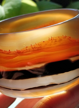 景观沙漠玛瑙手镯