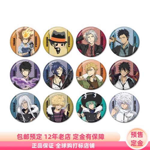 家庭教师 战斗前 全息闪光吧唧 徽章盲盒日谷周边预售定金AMNIBUS