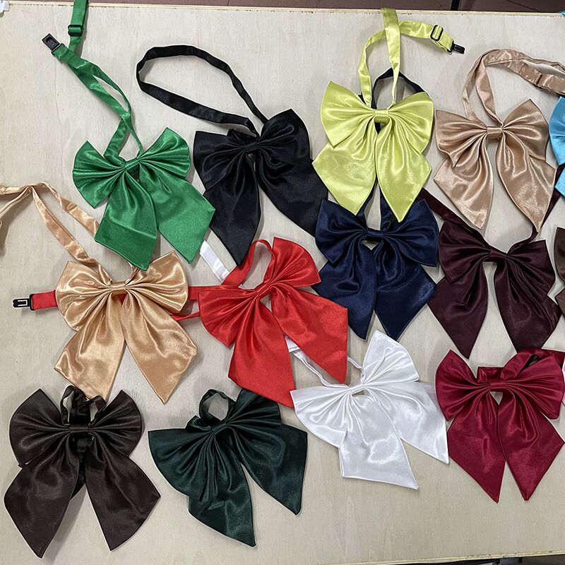 纯色领结jk制服蝴蝶结校服女领花