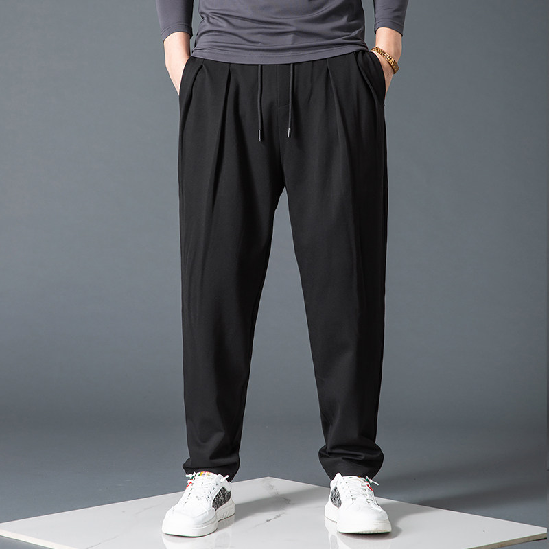哈伦裤男宽松弹力运动新款小脚裤百搭男士原创潮牌长裤休闲裤男裤,男装,休闲裤,淘宝优惠券,粉丝福利购,淘宝优惠卷